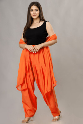 NOBHOB Women Patiala Dupatta Set