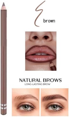 Herrlich Waterproof Brown Eyebrow Pencil Big Eyes Makeup Long-lasting Eye Eyebrow Pencil(Dark Brown)