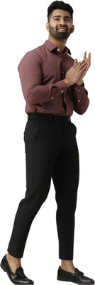 RGDP CREATION Cotton Linen Self Design Shirt & Trouser Fabric