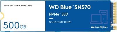 WESTERN DIGITAL WD Blue NVMe SN570 500 GB Laptop, Desktop Internal Solid State Drive (SSD) (WDS500G3B0C)(Interface: PCIe NVMe, Form Factor: M.2)