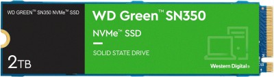 WESTERN DIGITAL WD Green Nvme SN350 2 TB Desktop, Laptop Internal Solid State Drive (SSD) (WDS200T3G0C)(Interface: PCIe NVMe, Form Factor: M.2)