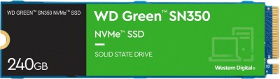 WESTERN DIGITAL WD Green Nvme SN350 240 GB Desktop, Laptop Internal Solid State Drive (SSD) (WDS240G2G0C)(Interface: PCIe NVMe, Form Factor: M.2)