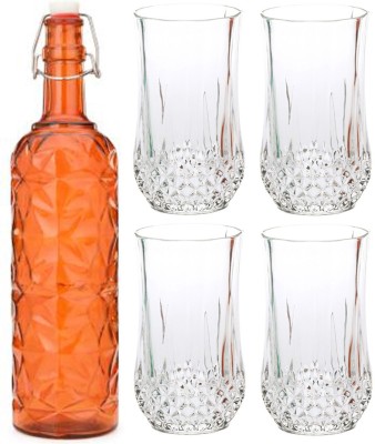 Somil Combo Of Bottle And Glass Set -A773 Jug Bottle Glass Set(Glass)