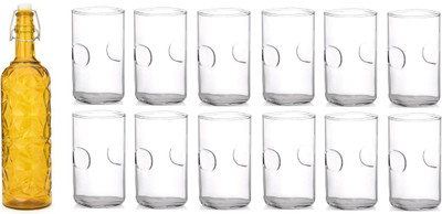 Somil Combo Of Bottle And Glass Set -A1280 Jug Bottle Glass Set(Glass)