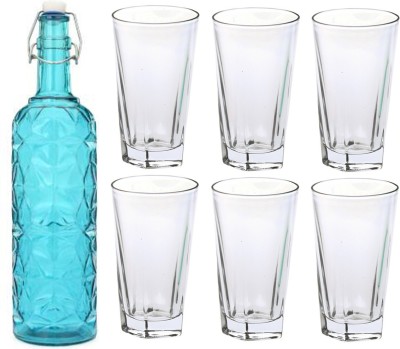 Somil Combo Of Bottle And Glass Set -A171 Jug Bottle Glass Set(Glass)