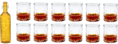 Somil Combo Of Bottle And Glass Set -A1266 Jug Bottle Glass Set(Glass)