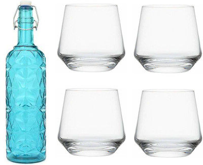 Somil Combo Of Bottle And Glass Set -A130 Jug Bottle Glass Set(Glass)