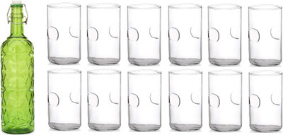 Somil Combo Of Bottle And Glass Set -A500 Jug Bottle Glass Set(Glass)