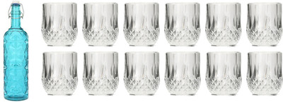 Somil Combo Of Bottle And Glass Set -A7 Jug Bottle Glass Set(Glass)