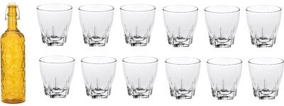 Somil Combo Of Bottle And Glass Set -A1260 Jug Bottle Glass Set(Glass)