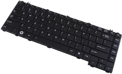 TechSio Satellite C600 C640 C640D L630 L635-S3050 C645 Internal Laptop-size Laptop Keyboard(Black)