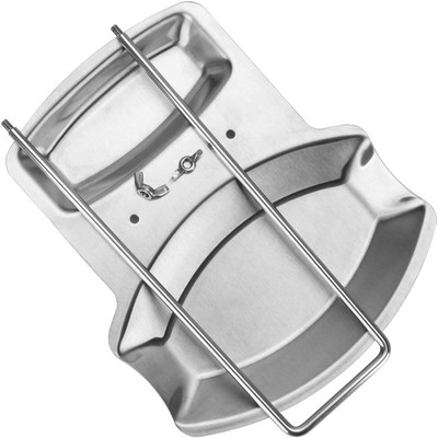 Kepzell Empty Cutlery Holder Case(silver  Holds 5 Pieces)