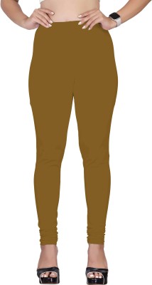 CADILA Churidar  Western Wear Legging(Brown, Solid)