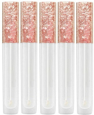 ADJD Transparent Color long lasting Shine Lip Gloss pack of 5(30 ml, Transparent)