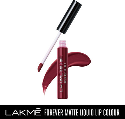 Lakmé Forever Matte Liquid Lip Colour (Red Sangria, 5.6 ml)