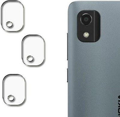 tombik Back Camera Lens Glass Protector for FEF-Nokia C2 2nd Edition LENS PACK-3(Pack of: 3)