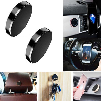 FKU (PACK OF 2) Metal Built Car Magnet Mobile Holder |Magnetic Mobile Holder Mobile Holder