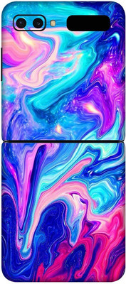 Vcare GadGets Samsung Galaxy Z Flip Mobile Skin(Multicolor)