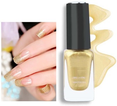 Latixmat New Highly Pigmented & Long Stay Unique Luminus Shiny Gold Finish Nail Polish GOLD