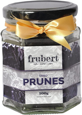 frubert European Dried Prunes without added sugar-Unsweetened Dry Fruits-100 gm Prunes(1 x 100 g)