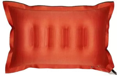 Reoutlook Air Solid Travel Pillow Pack of 1(Orange)