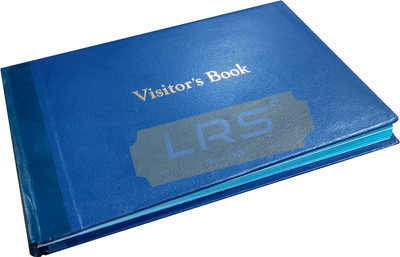 LRS Visitor Book - 32.5 x 21 cm - 160 Pages - Landscape - Rexin Cover with Leather Binding - Guest Information and Comments Journal - 120 GSM Thick Paper 0-Part Visitor Book(160 Sets) LRS Visitor Book - 32.5 x 21 cm - 160 Pages - Landscape - Rexin Cover with Leather Binding - Guest Information and Comments Journal - 120 GSM Thick Paper 0-Part Visitor Book(160 Sets)