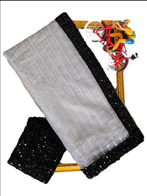 JP STORESS Embroidered Bollywood Net Saree(Pack of 2, Grey)