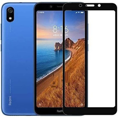 DMJHP Edge To Edge Tempered Glass for mi Redmi 7A(Pack of 1)