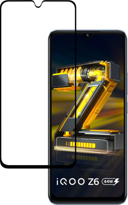 Ten To 11 Edge To Edge Tempered Glass for iQOO Z6 44W(Pack of 1)