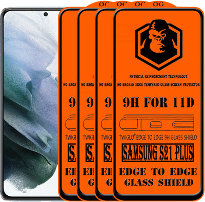 TWIGLO Edge To Edge Tempered Glass for SAMSUNG S21 PLUS(Pack of 4)