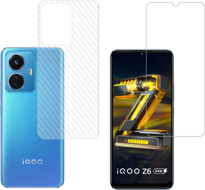 Ten To 11 Front and Back Screen Guard for iQOO Z6 44W(Pack of 2)
