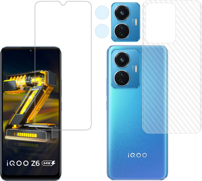 Vatsin Front and Back Screen Guard for iQOO Z6 5G(Pack of 3)