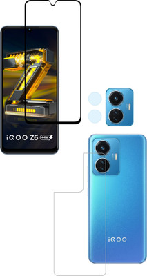 Ten To 11 Front and Back Tempered Glass for iQOO Z6 44W(Pack of 3)