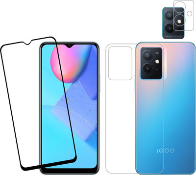 Ten To 11 Front and Back Tempered Glass for iQOO Z6 5G(Pack of 3)