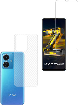 Ten To 11 Front and Back Tempered Glass for iQOO Z6 44W(Pack of 2)