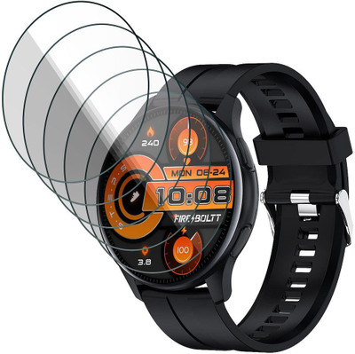 FCS Edge To Edge Screen Guard for Fire-Boltt Invincible Watch Screen Protector(Pack of 5)