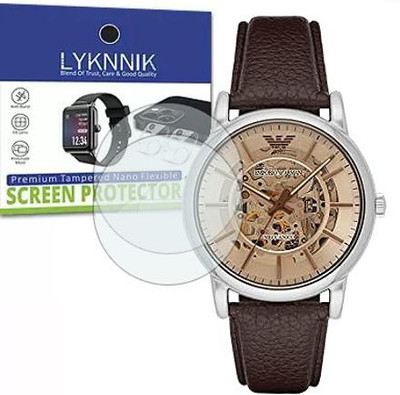 LYKNNIK Screen Guard for EMPORIO ARMANI Three Hand Dress Watch(Pack of 2)