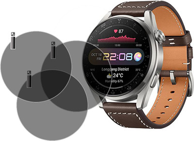 XAZE Screen Guard for Huawei Watch 3 Pro Smartwatch(Pack of 3)