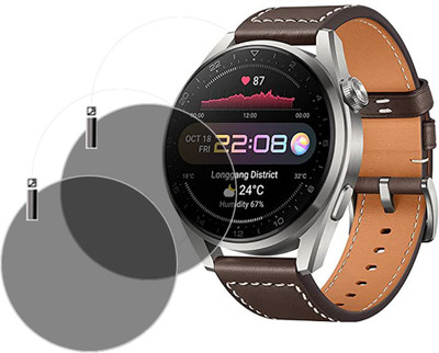 XAZE Screen Guard for Huawei Watch 3 Pro Smartwatch(Pack of 2)