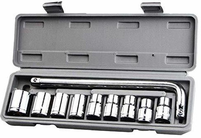 KINDRED 10 pcs tool kit Wrench socket Spanner Set car-bike Repair Tool Box. Socket Set(Pack of 10)