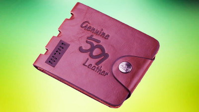 nikline Men Brown Artificial Leather Wallet(8 Card Slots)