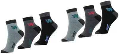 Yubhav Collection Men Solid Ankle Length(Pack of 6)