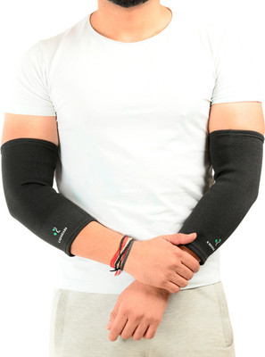 K SQUARIANS Elbow Support XL Pack of 2 | Black Elbow Support for Men & Women Elbow Support(Black)