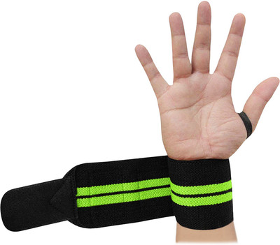 HMFURRYS FINEST Wrist Wrap Support with Thumb Loops Wrist Support(Green)