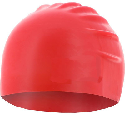 THE MORNING PLAY High Quality Silicone Swim Cap for Women Men Kids Swimming Cap(Pack of 1)