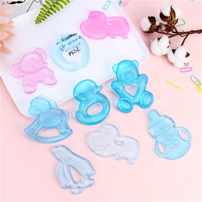 Mini Baby The Baby Store 4 PCS BPA-Free Non Toxic Toddler and Infant Baby Silicone Tooth Gel Teether Teether(Multicolor)