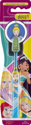 DUVON Disney Kids Cinderalla Toothbrush |Extra Soft Bristles|For Girls Hard Toothbrush