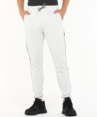 PETER ENGLAND Printed Men Grey Track Pants