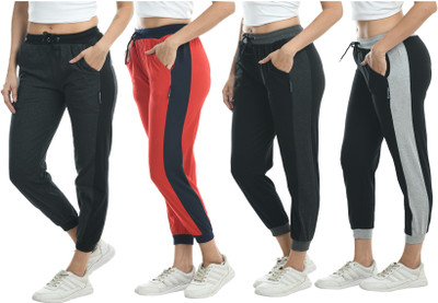 IndiWeaves Striped Women Multicolor Track Pants