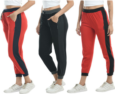 KAVYA Solid Women Multicolor Track Pants